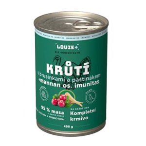 Louie Dog konz. Krůtí s brus.pastinák,prebiotiky 400g