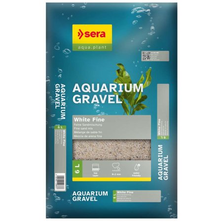 Sera Aquarium Gravel White Fine 6l