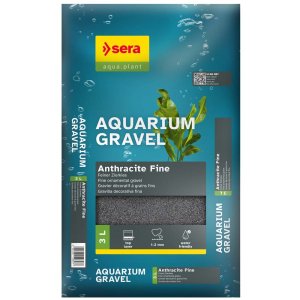 Sera Aquarium Gravel Anthracite Fine 3l