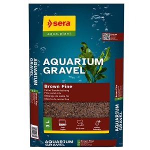 Sera Aquarium Gravel Brown Fine 3l