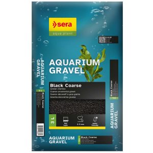 Sera Aquarium Gravel Black Coarse 3l