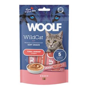 WOOLF WildCat Cream Regular Tuna&Shrimp 5x14g