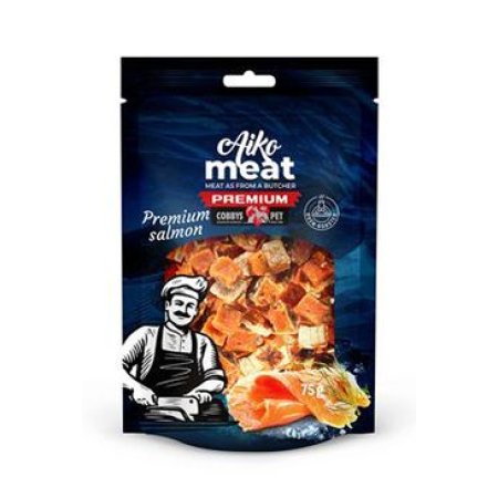 Pochoutka Aiko Meat Premium Salmon Cubes 75g