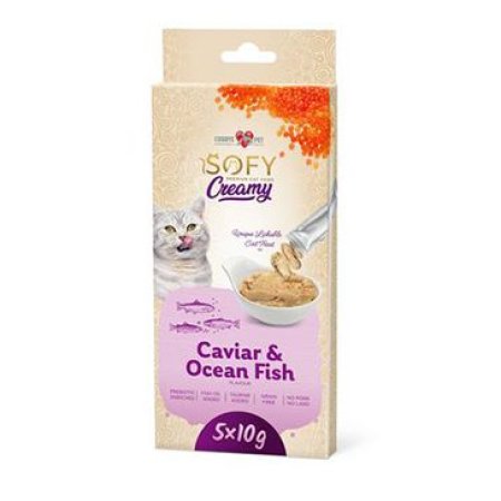 Pochoutka Aiko Cat SOFY Creamy Caviar&Ocean Fish 5x10g