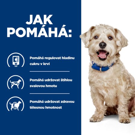 Hill’s Prescription Diet w/d Udržení hmotnosti a péče při cukrovce pro psy 4 kg (EXPIRACE 03/2026)