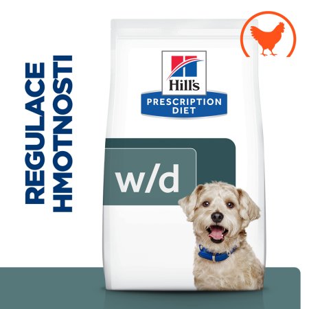 Hill’s Prescription Diet w/d Udržení hmotnosti a péče při cukrovce pro psy 4 kg (EXPIRACE 03/2026)