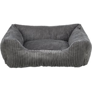 Vital Bed JONNA ortopedický obdélníkový pelech 120 x 80 cm, manšestrový plyš, tmavě šedá