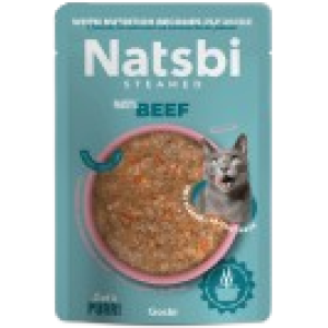 NATSBI CAT Steamed BEEF 80g