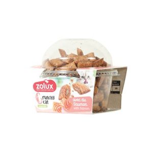 Pochoutka kočka CRUNCHY Losos 80g Zolux