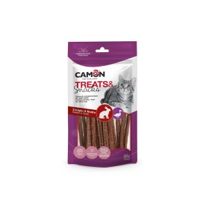 CAMON SNACK CAT TYČINKA 9 cm 60 g KACHNA + KRÁLÍK