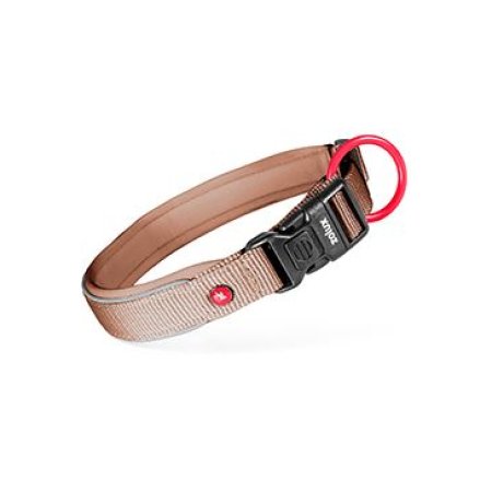 Obojek pes PREMIUM Nylon 15mm/30-35cm hnědá Zolux