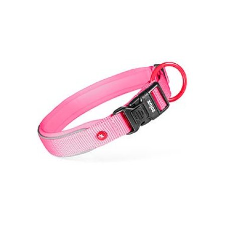 Obojek pes PREMIUM Nylon 25mm/50-55cm fuchsiová Zolux