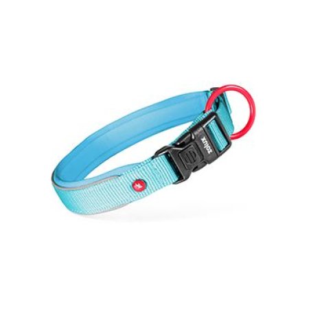 Obojek pes PREMIUM Nylon 25mm/50-55cm tyrkysová Zolux