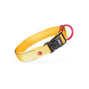 Obojek pes PREMIUM Nylon 25mm/50-55cm žlutá Zolux