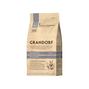 Grandorf granule pro kočky Adult Sterilised - Králík a krocan 400g