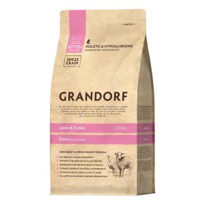 Grandorf granule pro kočky Kitten - Jehně a krocan 2kg