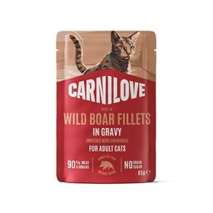Carnilove Cat Pouch Gravy Wild Boar+Chamomile 85g
