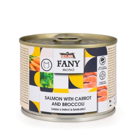 FANY MONO losos s mrkví a brokolicí 200g