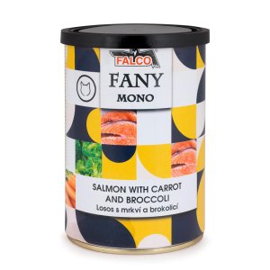 FANY MONO losos s mrkví a brokolicí 400g