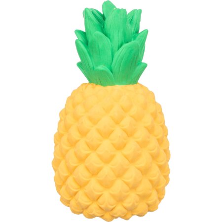 Ananas, latexová hračka se zvukem, 14 cm