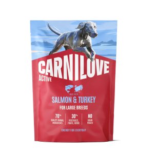 Carnilove Active Dog Dry Made with Salmon & Turkey for Adult Large Breeds 1,5 kg
