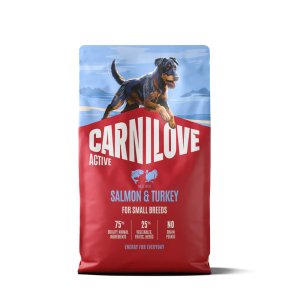 Carnilove Active Dog Dry Made with Salmon & Turkey for Adult Small Breeds 4 kg