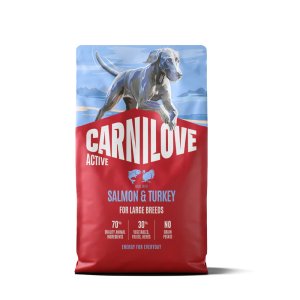 Carnilove Active Dog Dry Made with Salmon & Turkey for Adult Large Breeds 4 kg