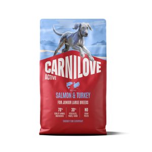 Carnilove Active Dog Dry Made with Salmon & Turkey for Junior Large Breeds 4 kg