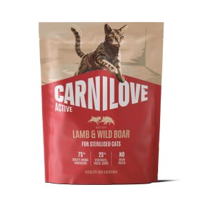 Carnilove Active Cat Dry Made with Lamb & Wild boar for Sterilised Adult All Breeds 400 g