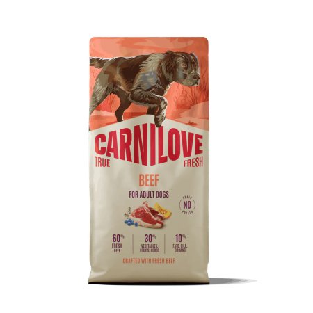 Carnilove True Fresh Dog Dry Beef for Adult All Breeds 12 kg