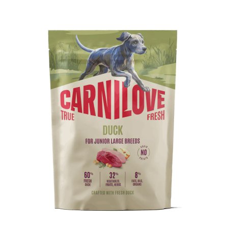 Carnilove True Fresh Dog Dry Duck for Junior Large breeds 1,5 kg