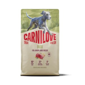 Carnilove True Fresh Dog Dry Duck for Junior Large breeds 4 kg