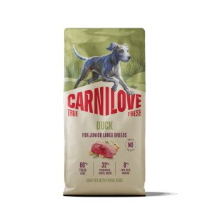 Carnilove True Fresh Dog Dry Duck for Junior Large breeds 12 kg