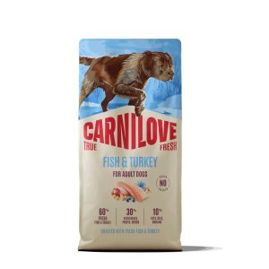 Carnilove True Fresh Dog Dry Fish & Turkey for Adult All Breeds 12 kg
