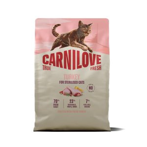 Carnilove True Fresh Cat Dry Turkey for Sterilised Adult All Breeds 2 kg