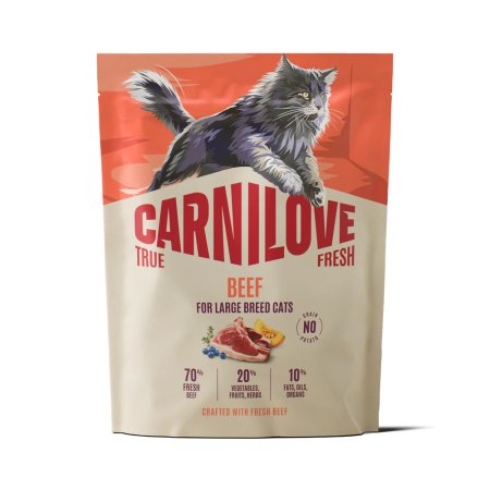 Carnilove True Fresh Cat Dry Beef for Adult Large Breeds 400 g