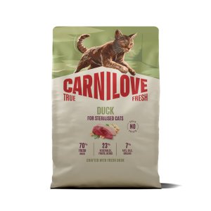 Carnilove True Fresh Cat Dry Duck for Sterilised Adult All Breeds 2 kg