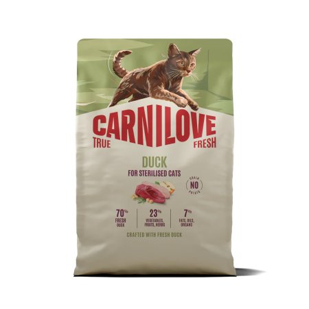 Carnilove True Fresh Cat Dry Duck for Sterilised Adult All Breeds 2 kg