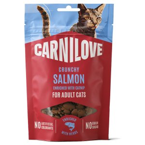 Carnilove Cat Crunchy Snack Salmon enriched with Catnip 50 g