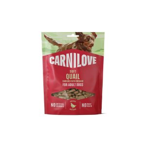Carnilove Dog Soft Snack Quail enriched with Oregano 200 g