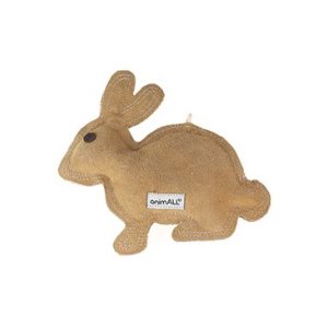 Hračka pes animALL Králík kůže, natural 20x20cm