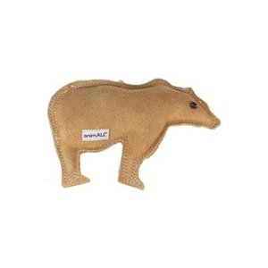 Hračka pes animALL Medvěd kůže, natural 23x16cm