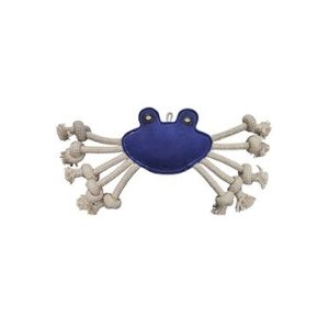 Hračka pes animALL Krab s provazy kůže,barevný 33x20cm