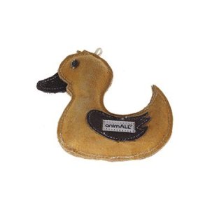 Hračka pes animALL Kachna kůže, natural 16,5x16,5cm