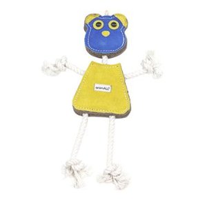 Hračka pes animALL Medvěd velký kůže, barevný 35x22cm