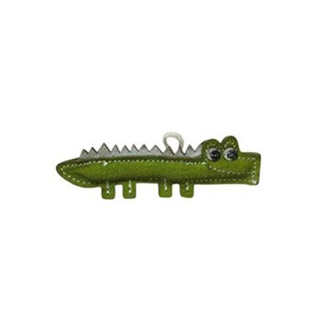 Hračka pes animALL Krokodýl pro štěňata, kůže 14x13cm