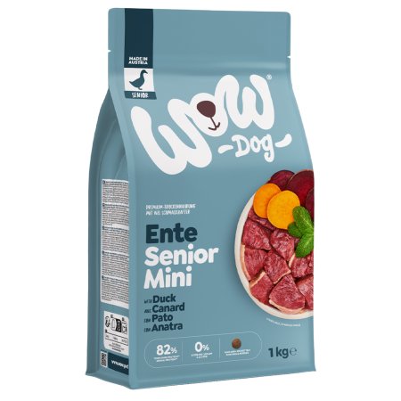 WOW Dog granule Kachna Senior 1kg Mini