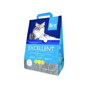 Brit Fresh for Cats Excellent Ultra Bentonite 10kg (POŠKOZENÝ OBAL, váha 9,5 kg)