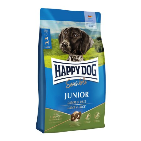 Happy Dog Junior Lamb & Rice 10 kg (POŠKOZENÝ OBAL)