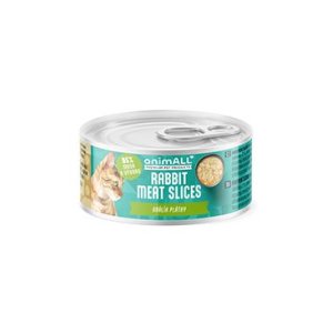 animALL konzerva kočka Králík plátky 80g